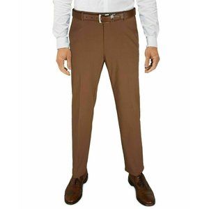 Tommy Hilfiger Modern-Fit Stretch Comfort Performance Pant Mens Brown